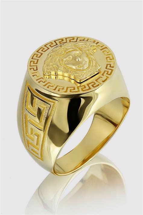 mens versace ring gold|versace rings for men canada.